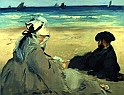 MANET EDOUARD (1832-1883) - beach